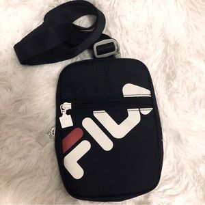 FILA Unisex Navy Blue Shoulder Bag